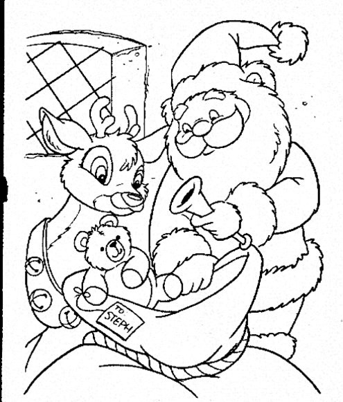 Merry Christmas Coloring Pages >> Disney Coloring Pages
