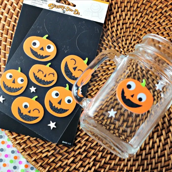 Decorate your mugs for a Halloween treat!  Candy Bar Pudding Cup Smoothie #shop #snackpackmixins