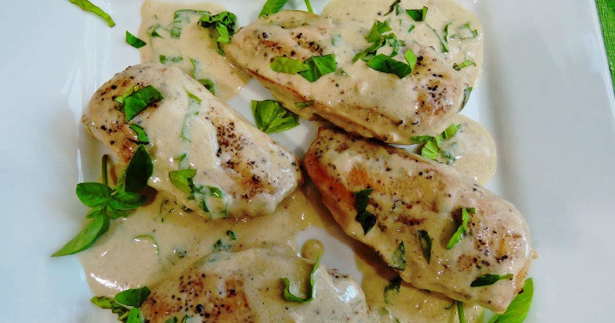 The Briny Lemon PanSeared Chicken Breasts with Brandy Cream Sauce