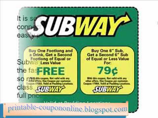 Free Printable Subway Coupons Free Printable Subway Coupons
