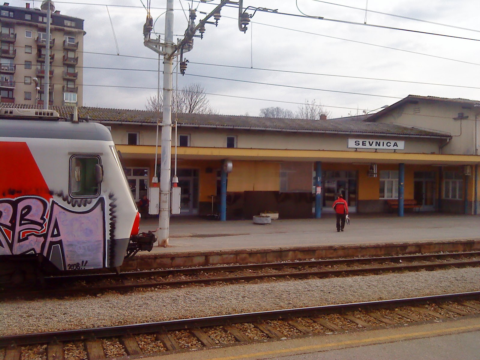 European train station 