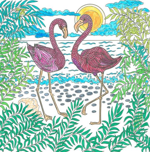 Ausmalbücher für Erwachsene: Malbuch für Erwachsene LANDSCHAFTEN - zum