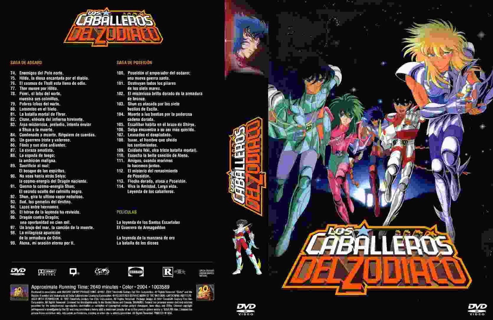 VIDEOCLIPS ACTUALIZADO 04 / JULIO /2020 LOS CABALLEROS DEL ZODIACO / SAGA DE LAS 12 CASAS