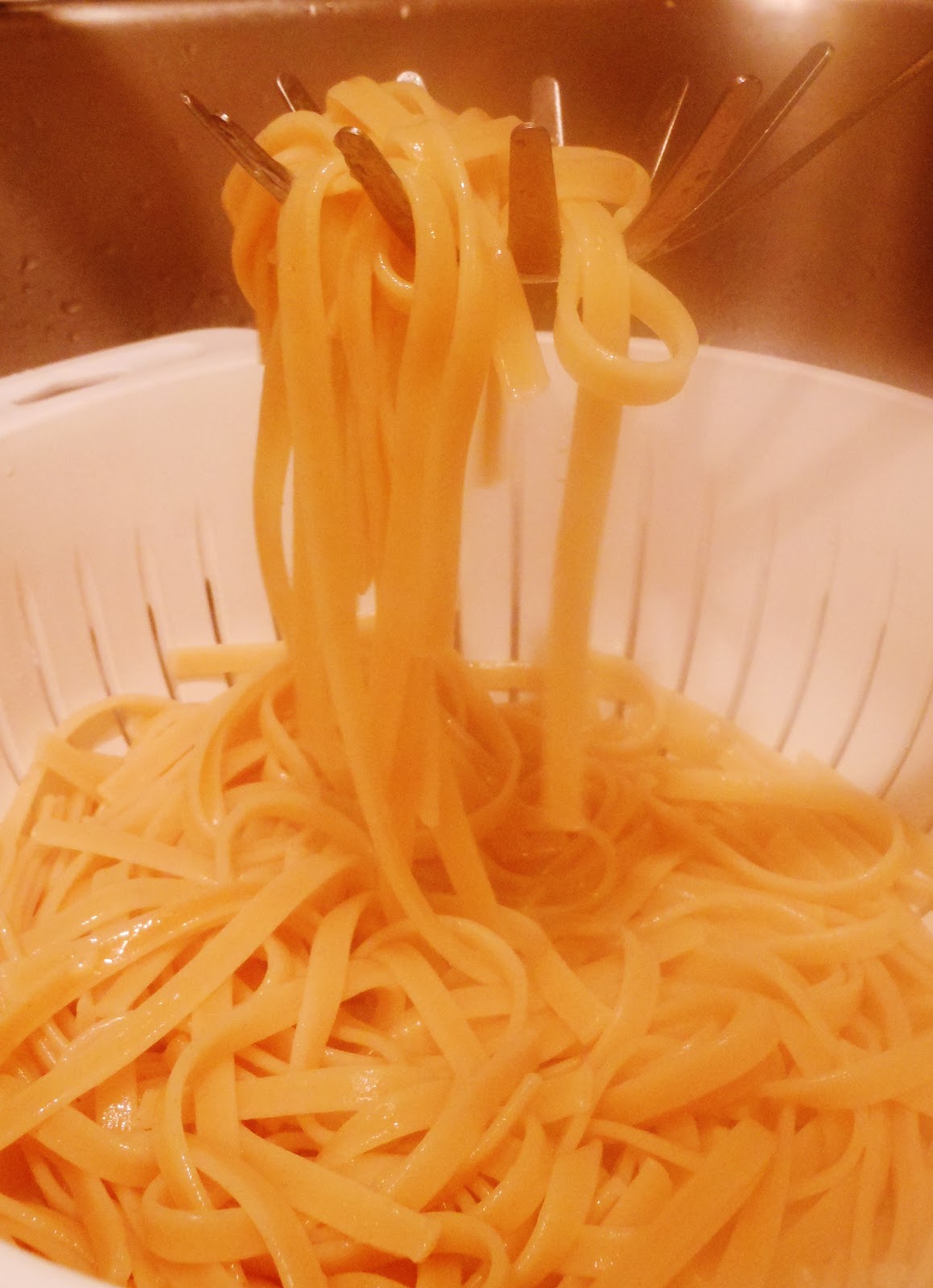 A Dynamite Bite Chicken Carbonara Alfredo