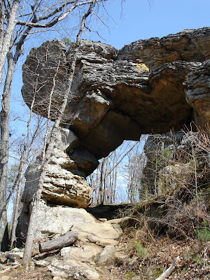 Natural Bridge Petit Jean State Park Seven Hollows Trail Hike Arkansas by Johnnie Chamberlin