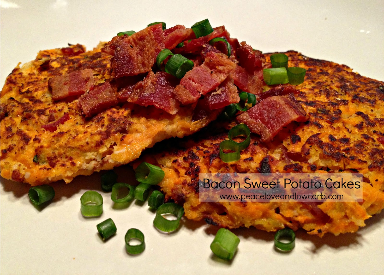 Bacon Sweet Potato Cakes (Low Carb, Paleo, GlutenFree) Peace Love