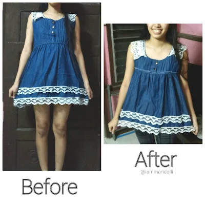 DIY Cute Dress Refashion