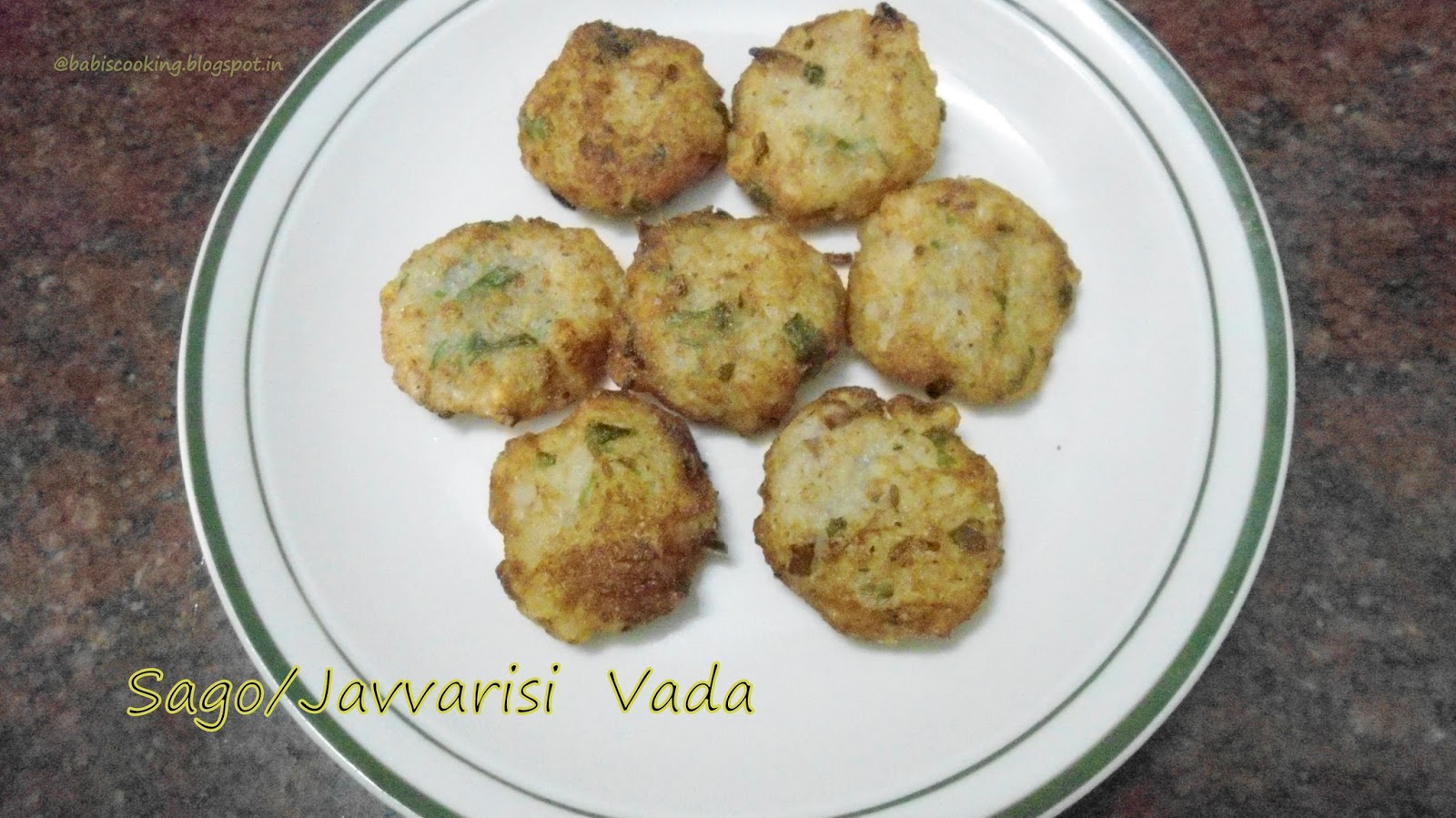 sago fritters