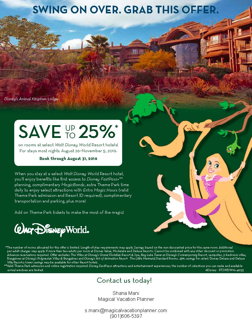 Traveling Through Disney New Promotions From Walt Disney World