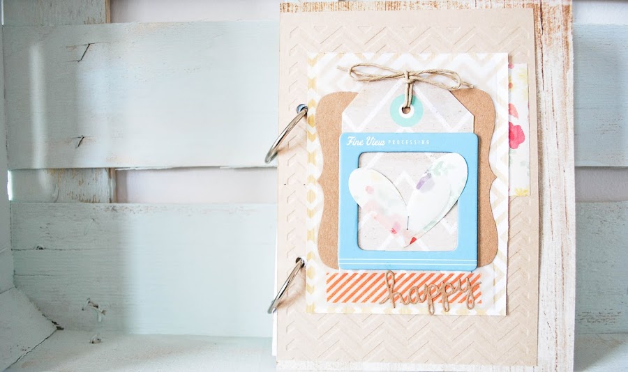 http://www.mylittlebrunch.com/2014/06/diy-mini-album-de-scrapbooking.html #DIY #scrapbooking