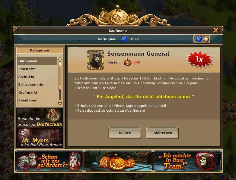 Handors Blog Die Siedler Online Halloween Event 2012