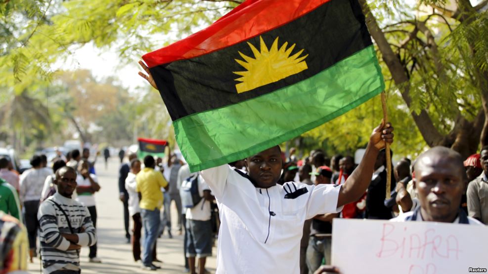 The suppression and persecution of Biafrans home and abroad by the Nigerian government. Biafra