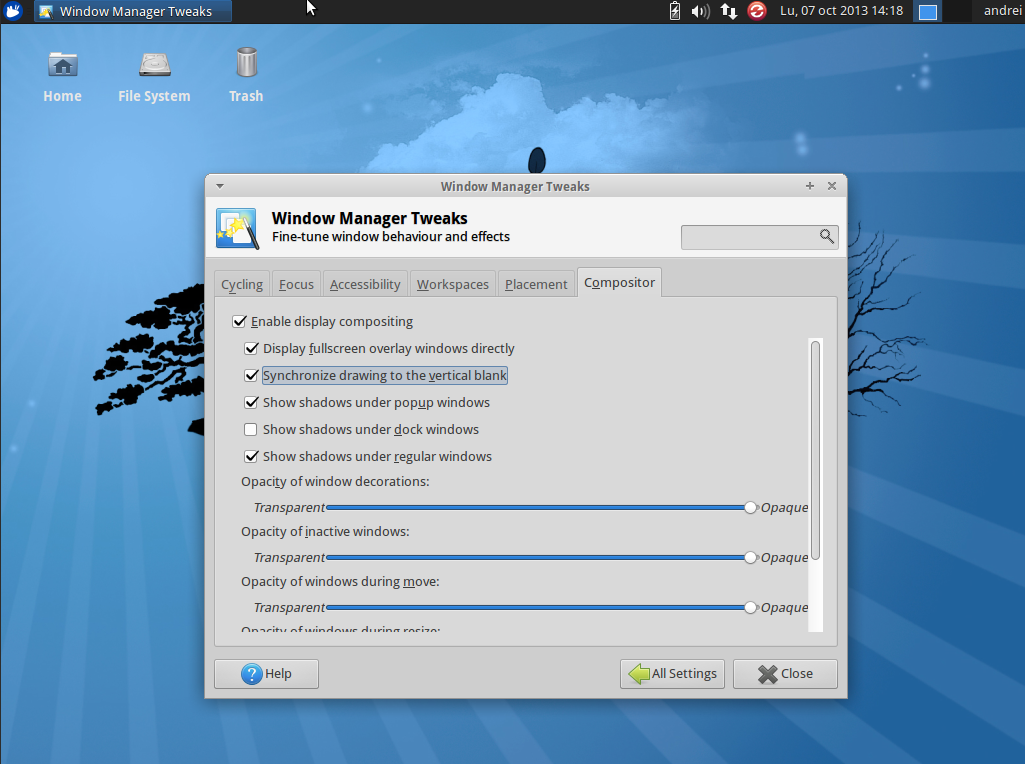Screen tearing on Xubuntu 15.04, Intel IGPU. What would be the best