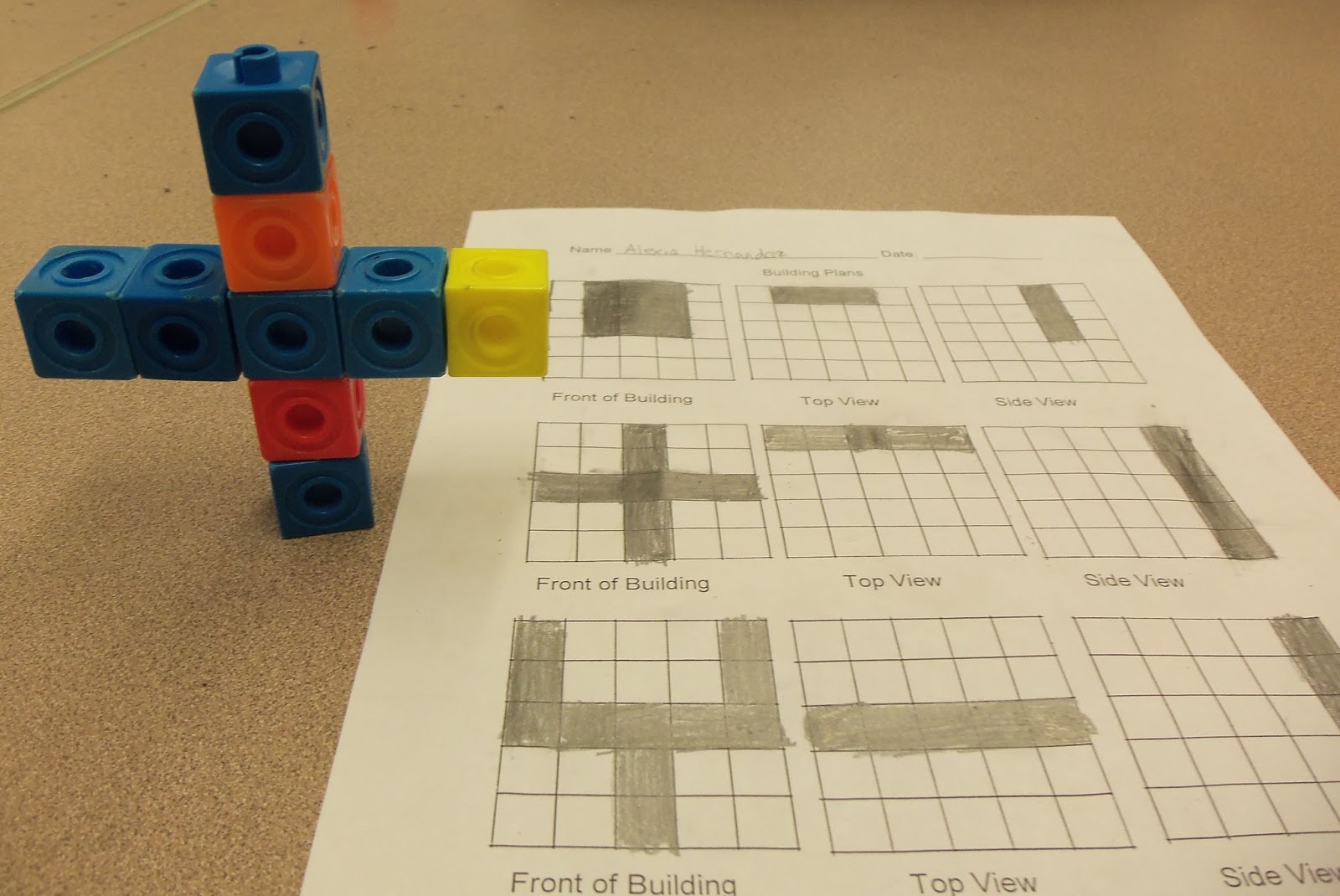Mom and Me Math Activities: 7.G.A.3 Building Plans