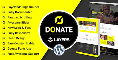 Free Download Donate Nonprofit WordPress LayersWP Theme