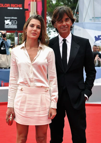 Charlotte Casiraghi attends the Premiere of The Mattei Affair at 69th Venice International Film Festival at the Palazzo del Cinema