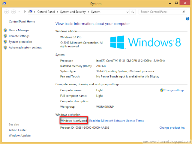 Make a phone call to activate Windows 8.1
