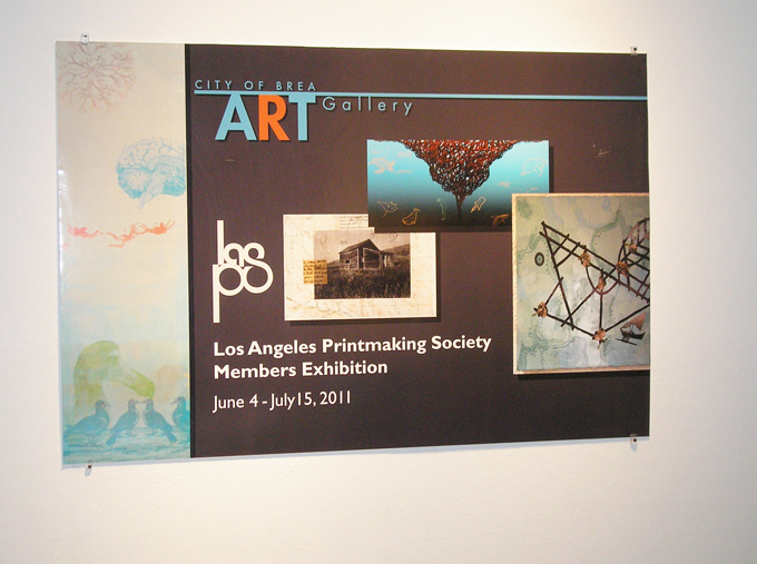 Dennis Johnson Design Opening of the Los Angeles Printmaking Society