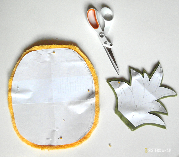 How to Sew a Pineapple Fleece Pillow Softy Sisters, What!