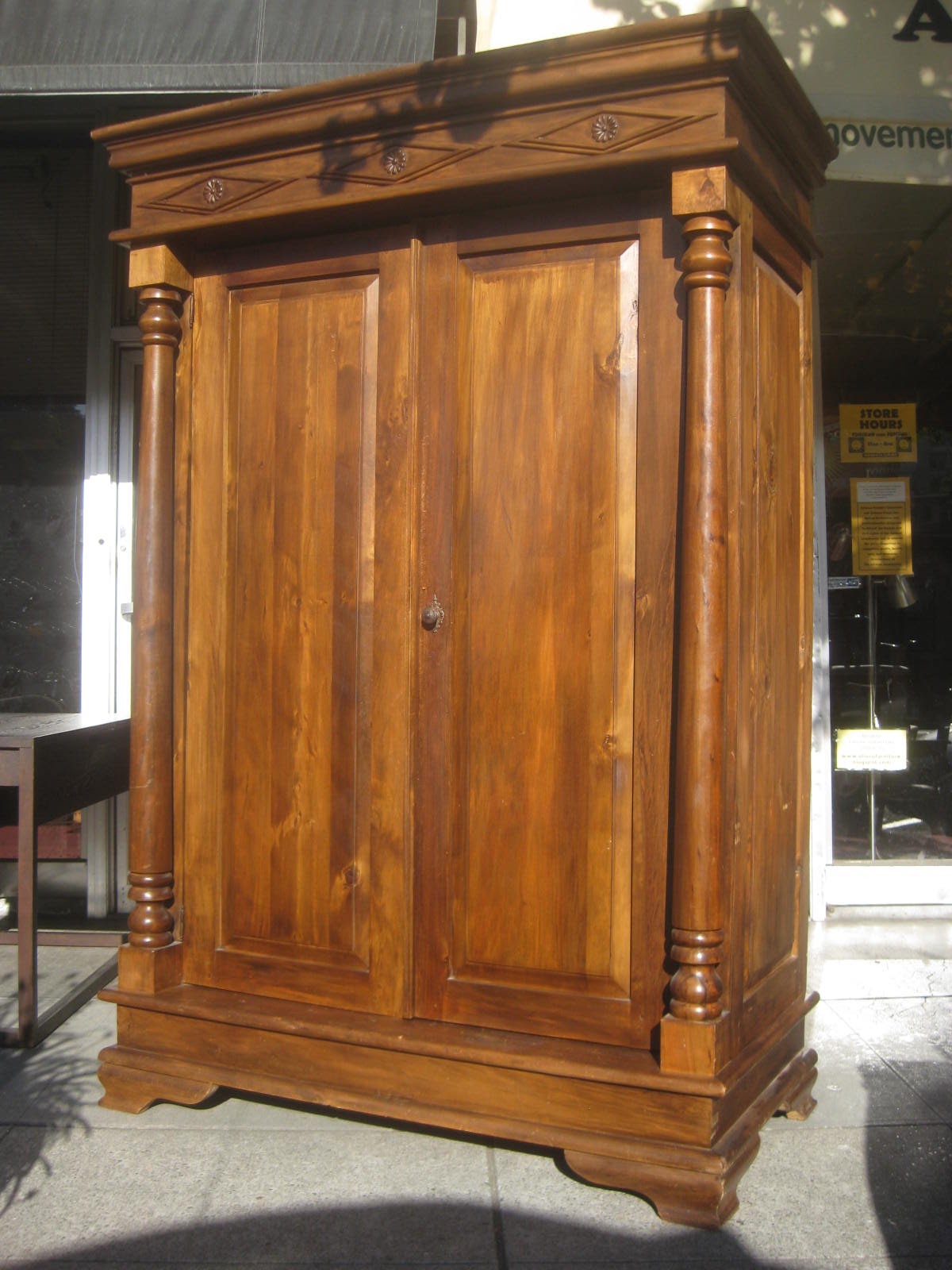 UHURU FURNITURE & COLLECTIBLES SOLD Large Armoire 200