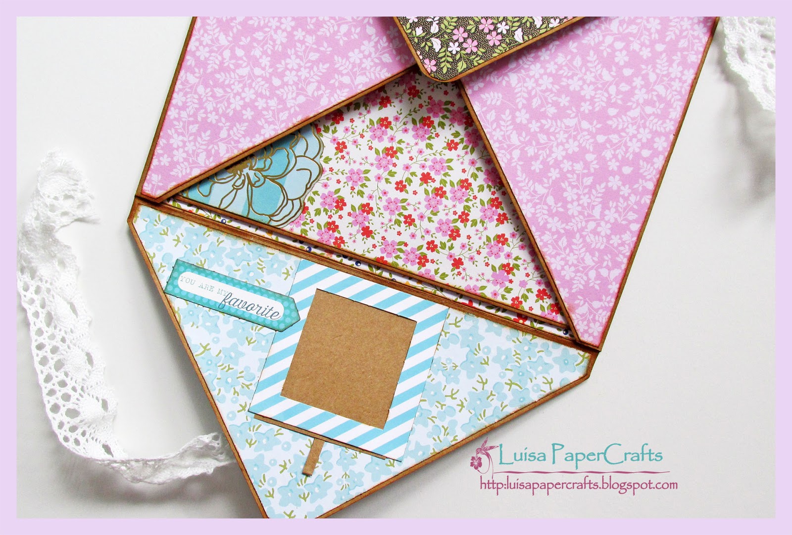 Luisa PaperCrafts DIY Sobre Mini Album SCRAPBOOK