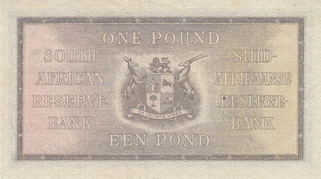 South African Reserve Bank pound note