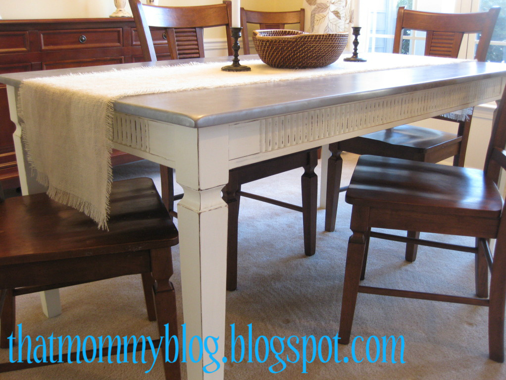 That Mommy Blog Ballard Designs Knockoff Diy Zinc Table