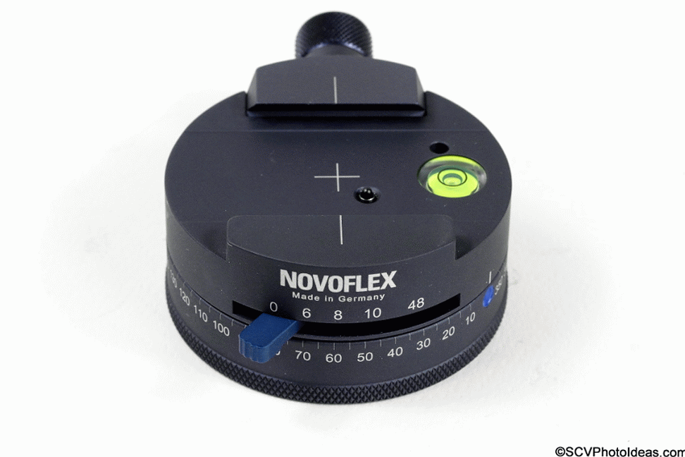 Novoflex Panorama=Q 6/8 II detent interval positions