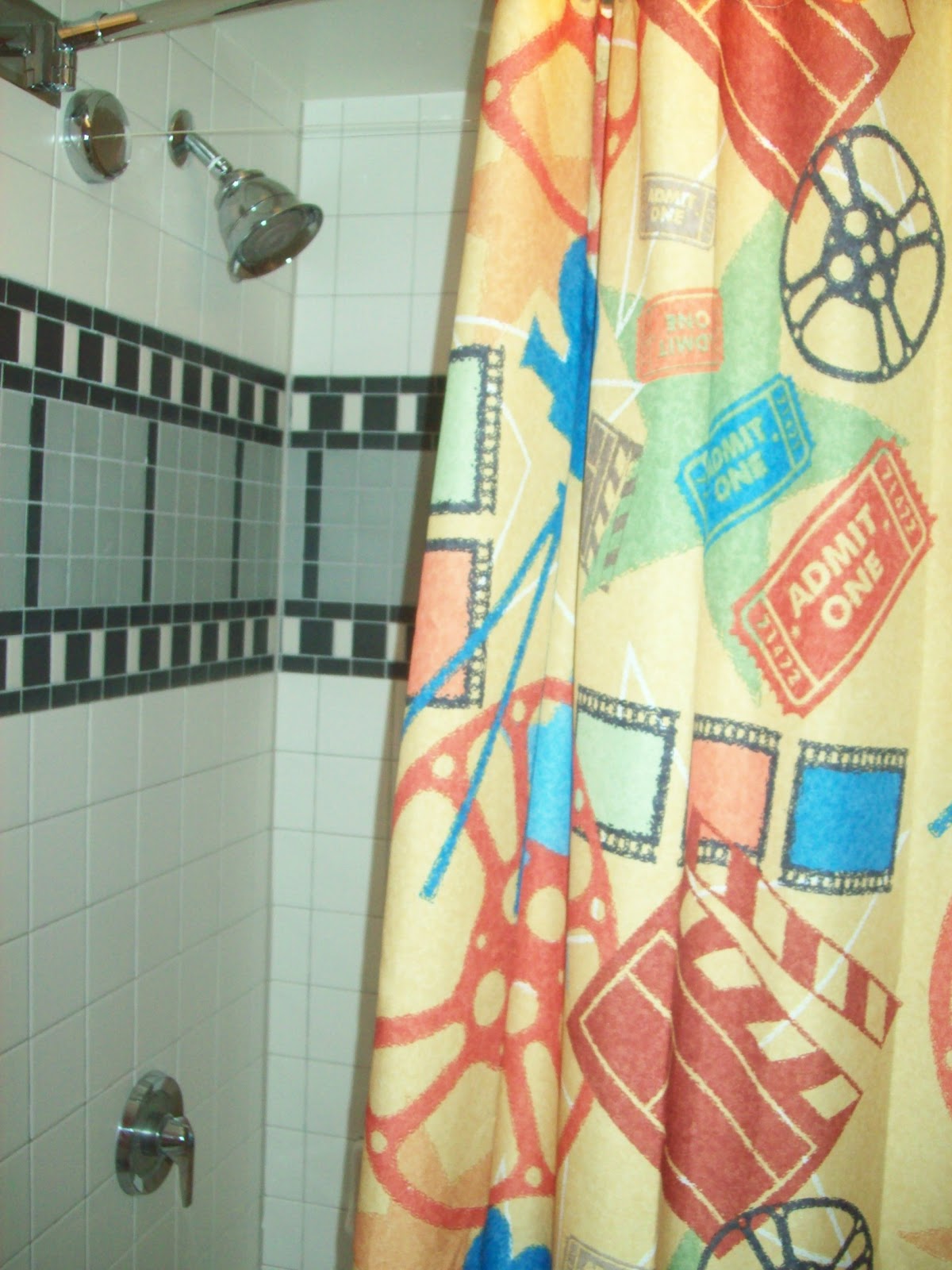 Inside The All Star Resort Room, Leoma Lovegrove Shower Curtain