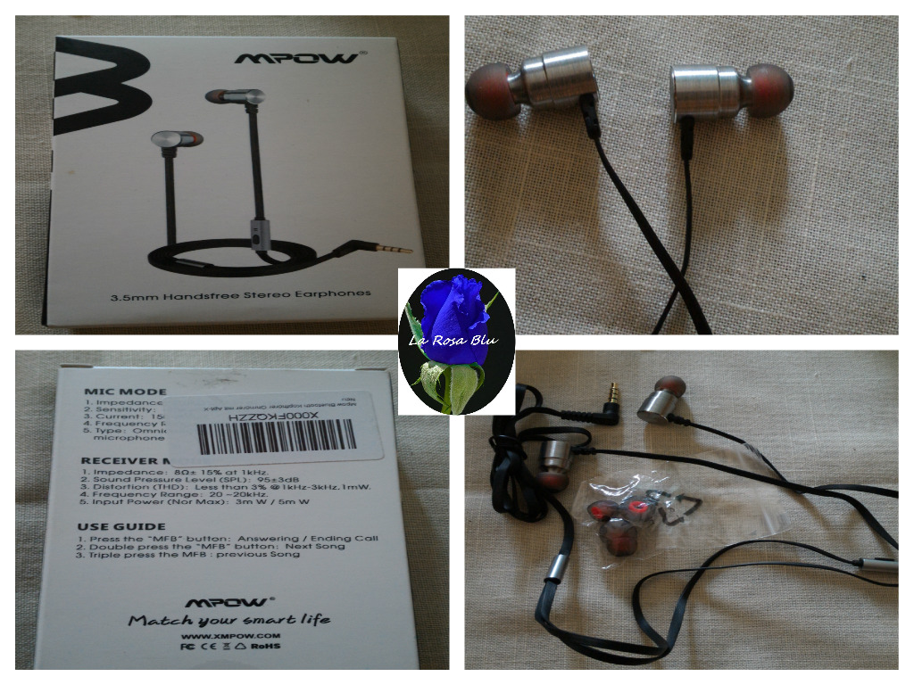 AURICOLARI CON MICROFONO MPOW