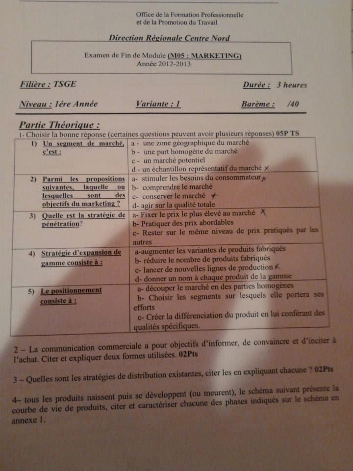 Tsge Rabat tce / tsge - Maroc Etudes