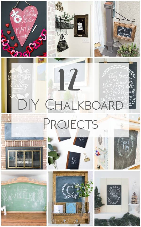 Diy Magnetic Chalkboard Message Board Little House Of Four