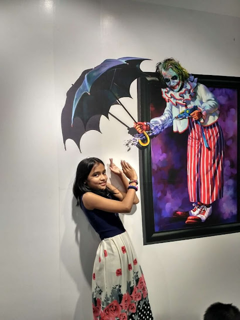 3D Art Paintings: 3D Painting on the Wall of Joker Shooting