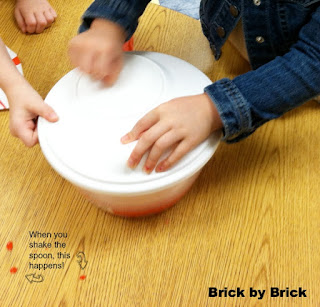 Salad Spinner Painting (Brick by Brick)