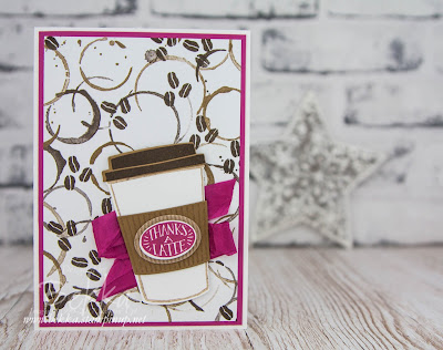 Coffee Break Suite Thank You Card.  Buy everything you need to make this card here