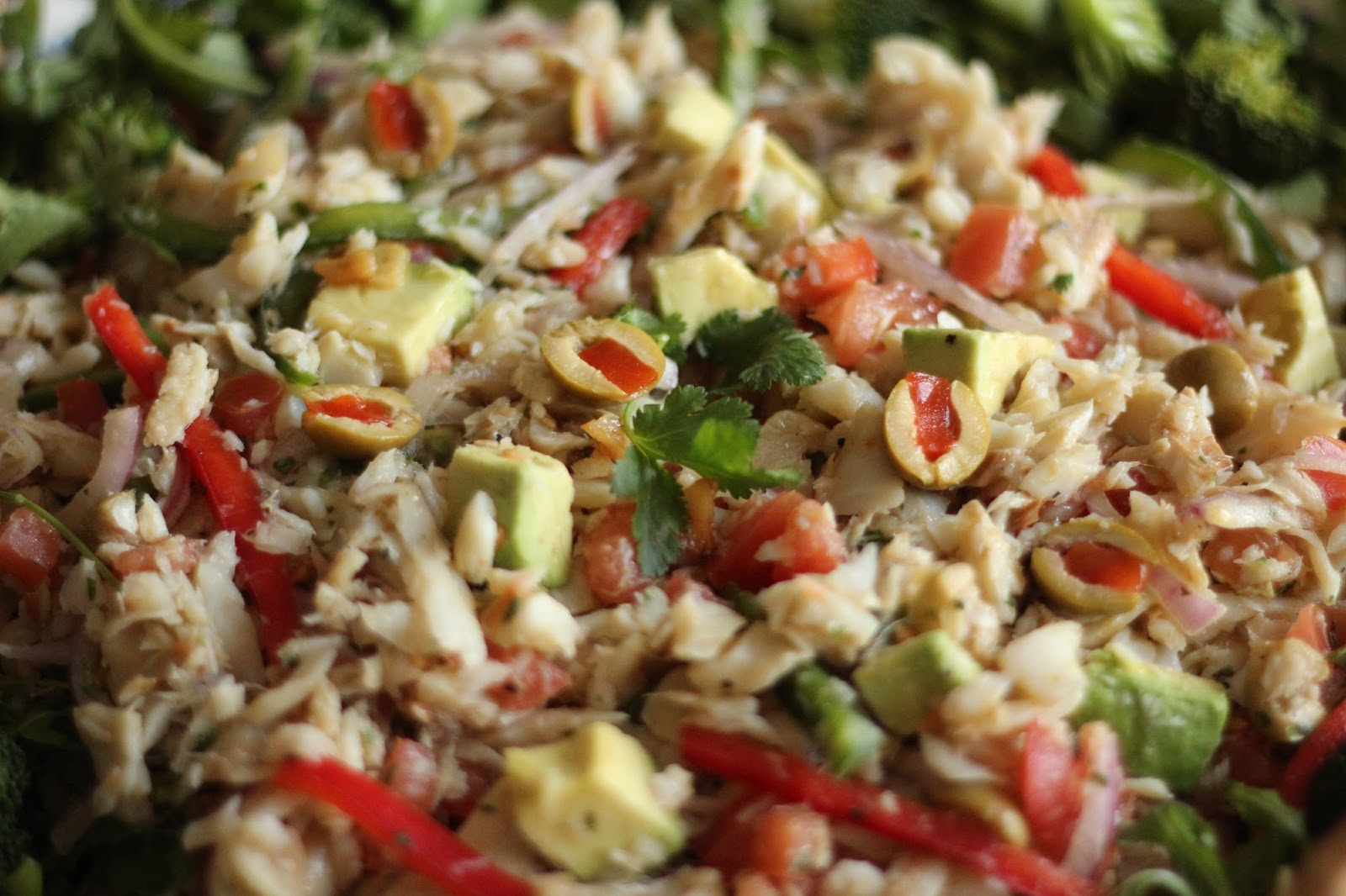 Gluten Free Lite: Salted Cod Fish Salad - Bacalao Salad