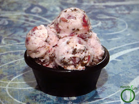 Morsels of Life - Chocolate Pomegranate Ice Cream - Deliciously tart pomegranate combined with luxurious dark chocolate for one exquisite chocolate pomegranate ice cream.