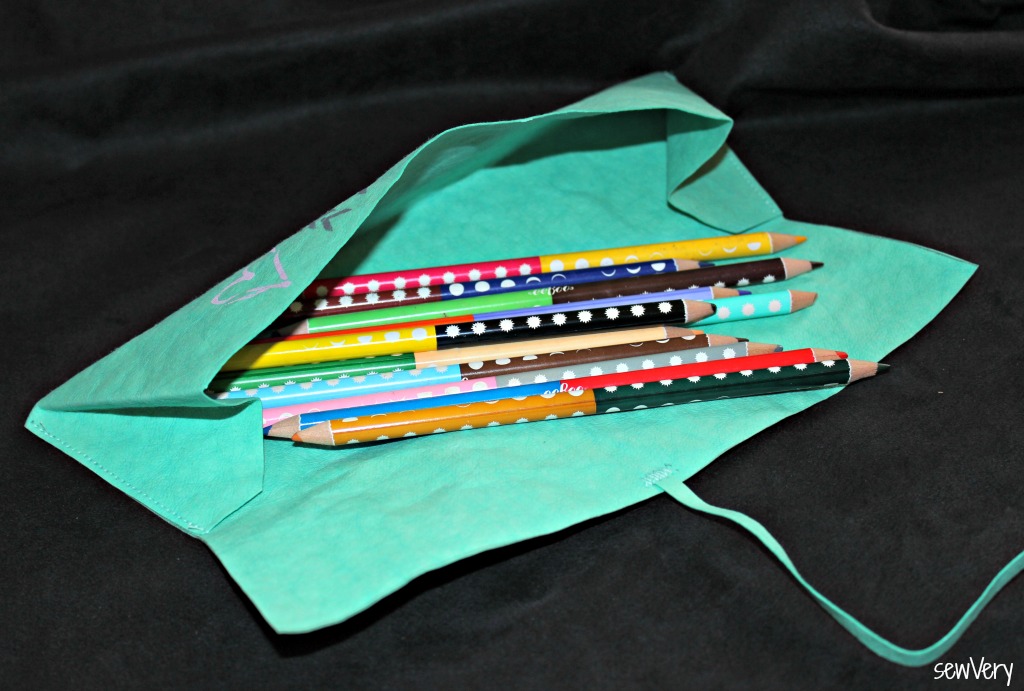 sewVery Stenciled KraftTex Pencil Pouch