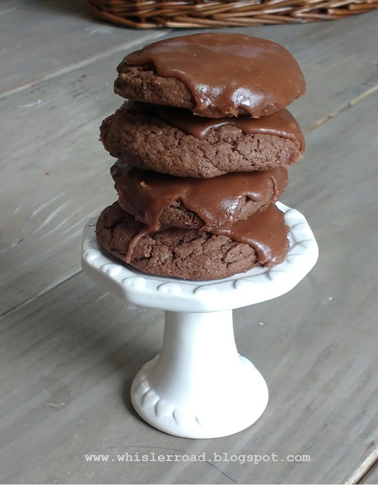 Whisler Road Chocolate Frosted Devil's Food Cake Mix Cookies