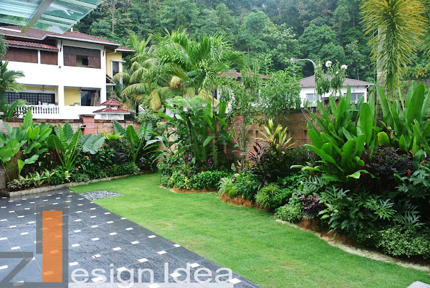 beautiful tropical landscaping