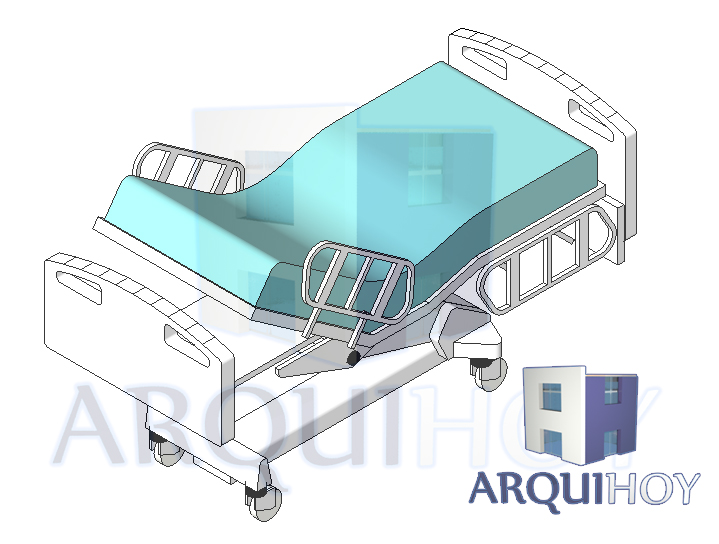 Familia Cama de Hospital / Family Bed of Hospital (RFA) ArquiHoyRevit