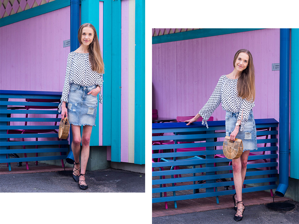 polka-dot-denim-skirt-summer-outfit-inspiration-fashion-blogger
