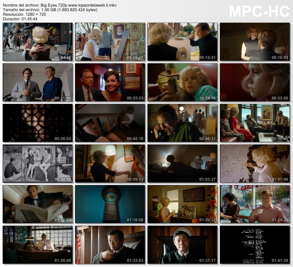 Big Eyes (2014) BRrip 720p Latino-Ingles