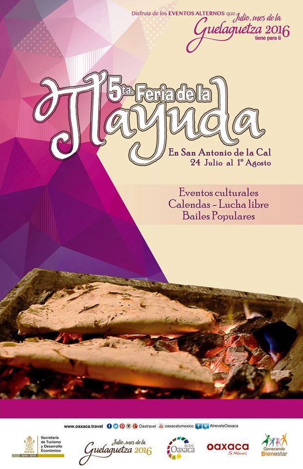 Actividades 2016 de la Feria de la Tlayuda, San Antonio de la Cal