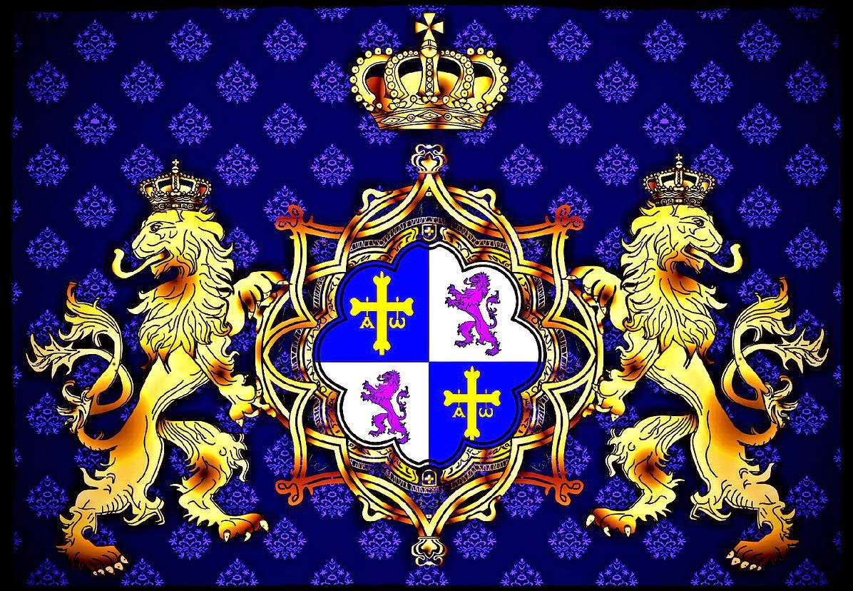 Brasão da Casa Principesca dos Camêlo de Astúrias e Leão