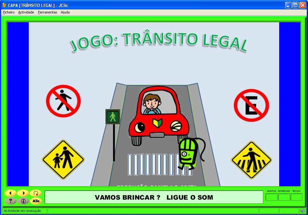 Trânsito Legal: jogo educativo