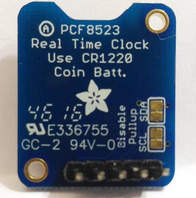 葉難 Arduino練習：RTC即時時鐘PCF8523