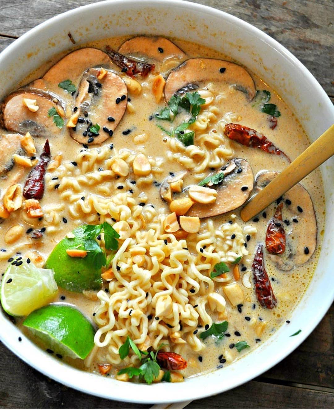 Spicy Thai Peanut Ramen