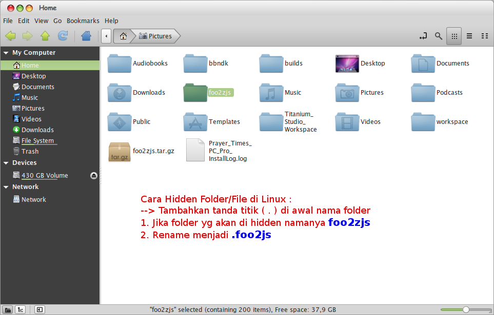 Star session folder. How to change file or folder name linux.