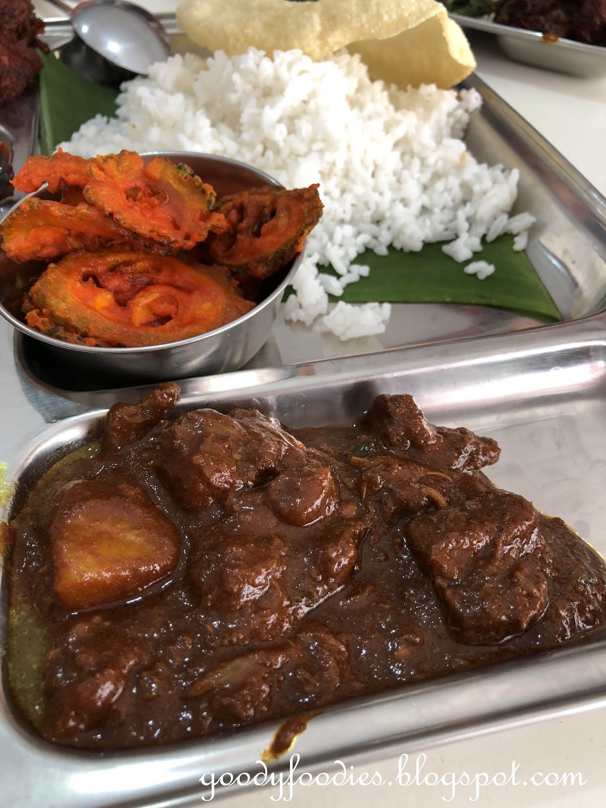 GoodyFoodies 3S Curry House, Taman Desa, KL Banana Leaf Rice